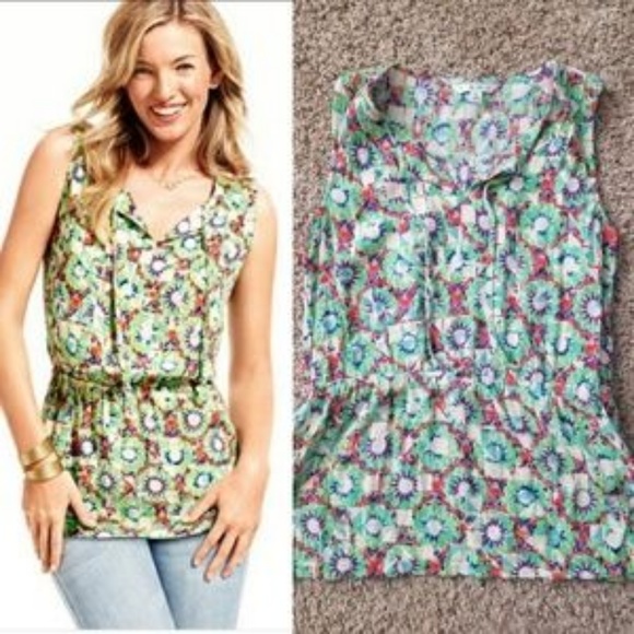 CABI • Kiwi Printed • Tank Top - Picture 2 of 8